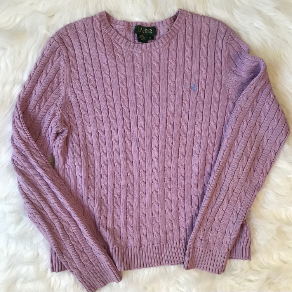 Purple Ralph Lauren Sweater Medium
